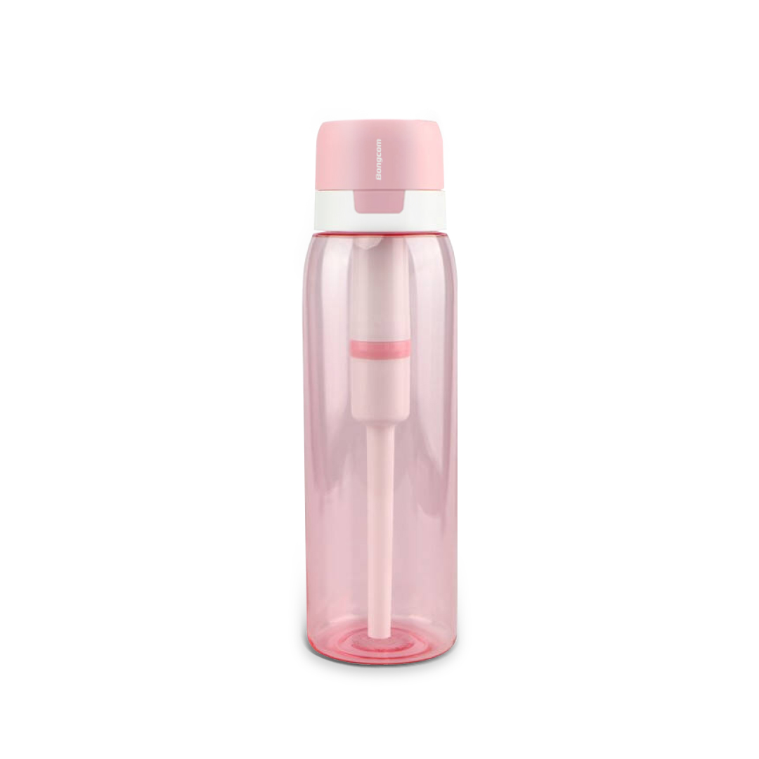 创意简约透明塑料水瓶 实惠手提不锈钢盖运动塑料水杯广告杯批发-阿里巴巴