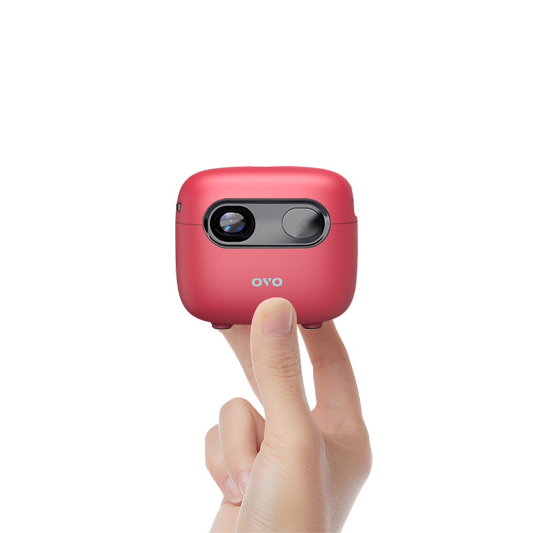 【OVO】小蘋果智慧投影機 U1-R 萬歲洋紅款